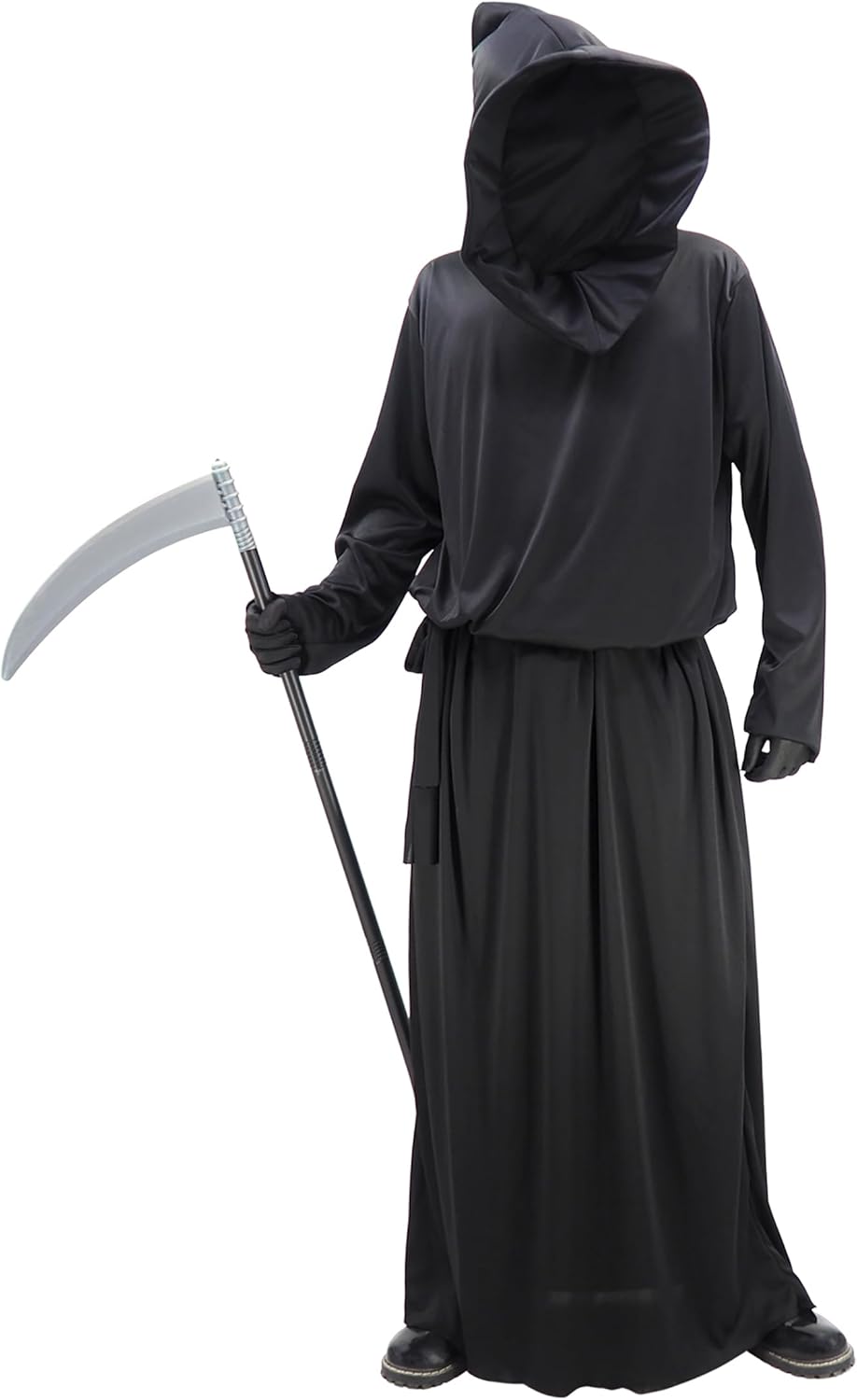 Grim Reaper Costume Set Hooded Robe Cloak Cape Halloween Cosplay