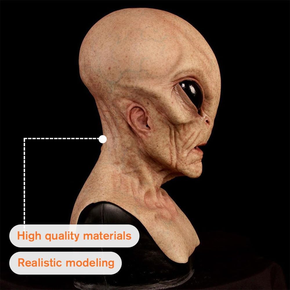 Alien Mask Full Head Skeleton Halloween
