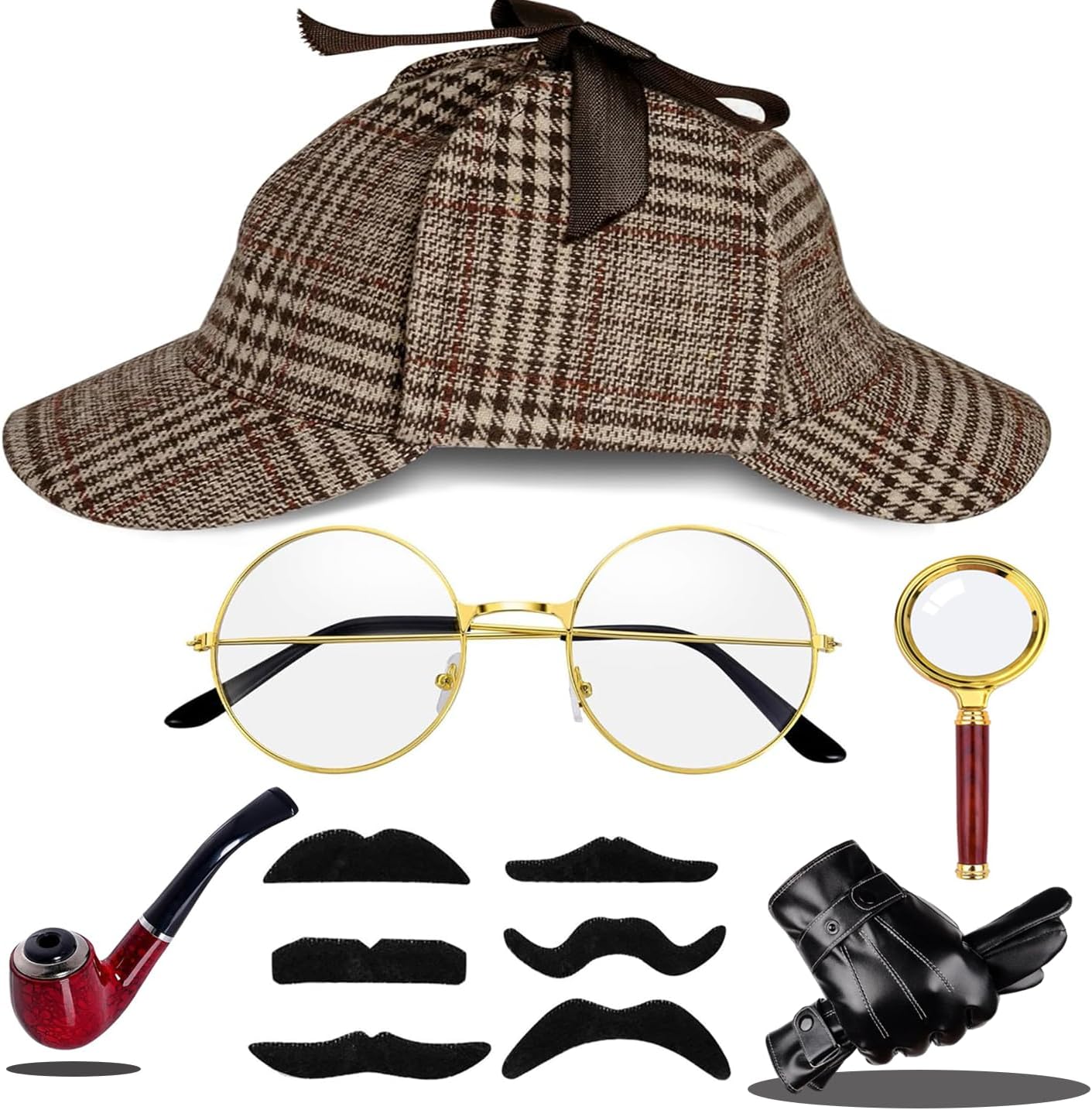 Detective Costume Accessories Set for Adults