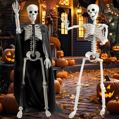 Halloween Skeleton Decorations 36 Inch Posable Full Body Yard Decor