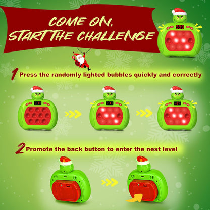 Halloween Light Up Fidget Toy Pop Game for Kids Adults