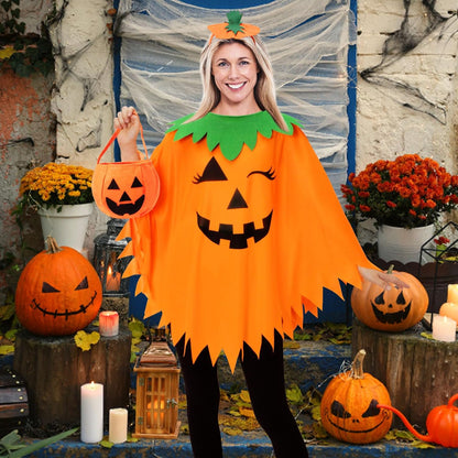 Halloween Pumpkin Costume Set for Women