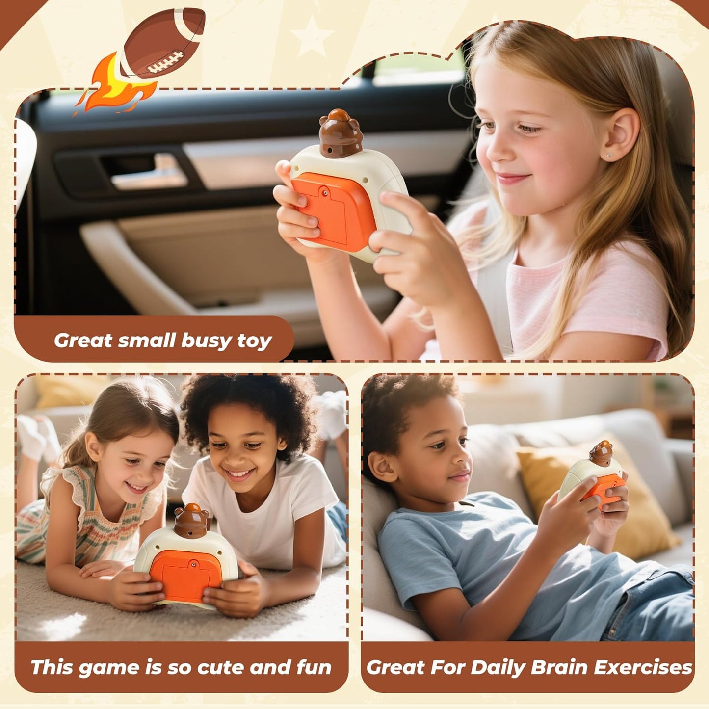 Halloween Light Up Fidget Toy Pop Game for Kids Adults